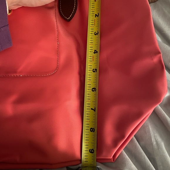 Pink Longchamp Le Pliage Tote - Picture 9 of 10